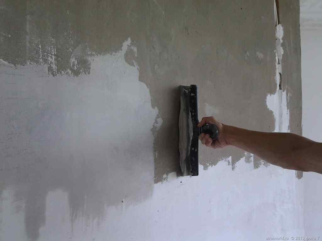 Čištění povrchu stěn