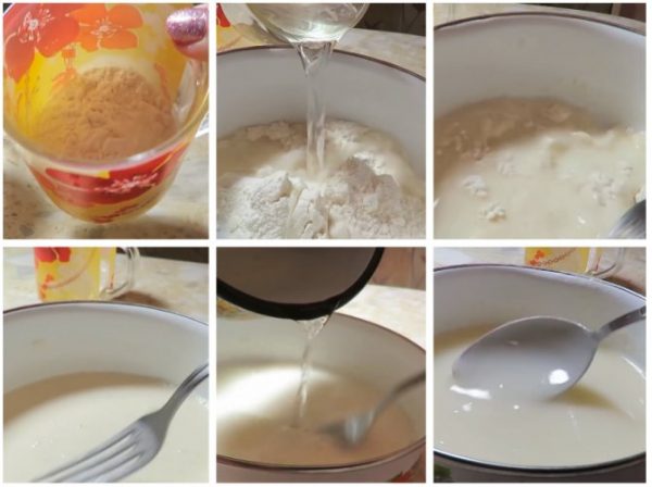 Клей на основе муки